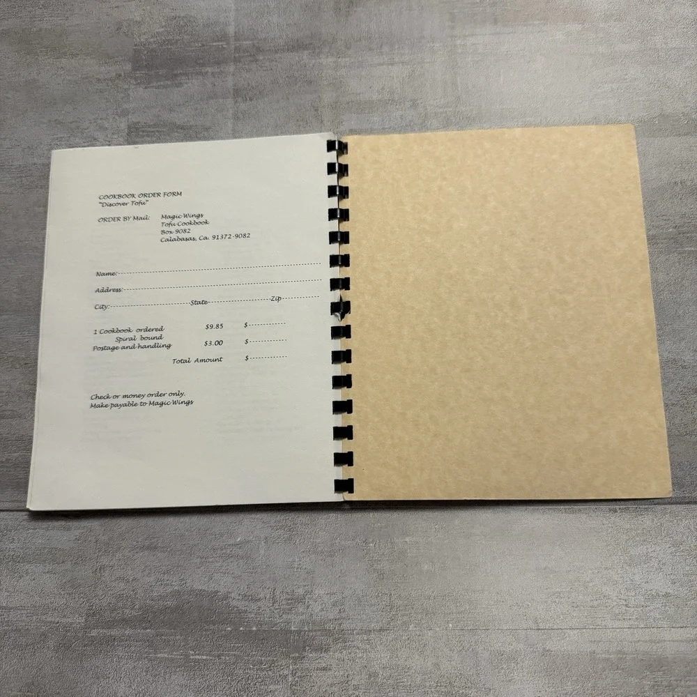 Discover Tofu A Heart to Heart Cookbook‎ by Lisa Wendelstein Paperback Book